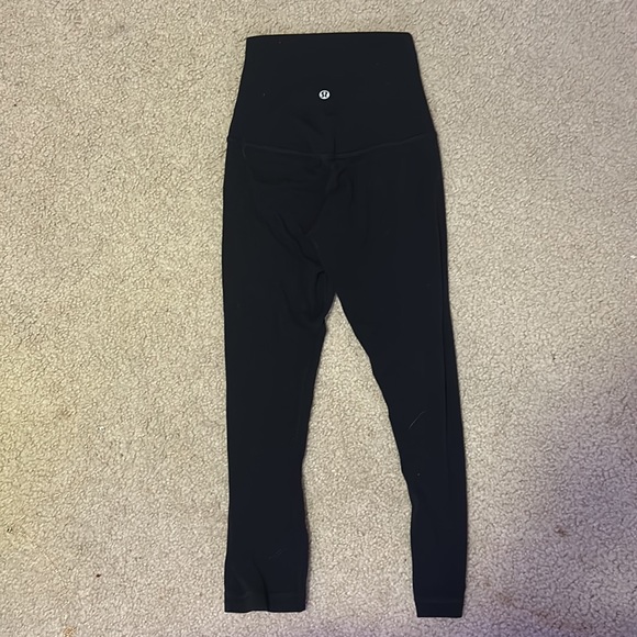 Lululemon align leggings, size 0, 21’, color : black - Picture 2 of 2